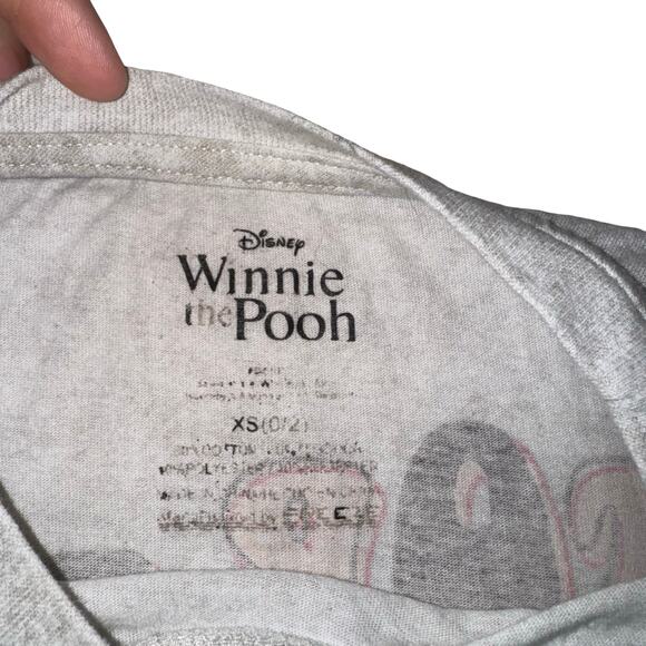 Disney Winnie the Pooh Stop and Smell the Flowers T-Shirt XS Vintage Look - Picture 3 of 7